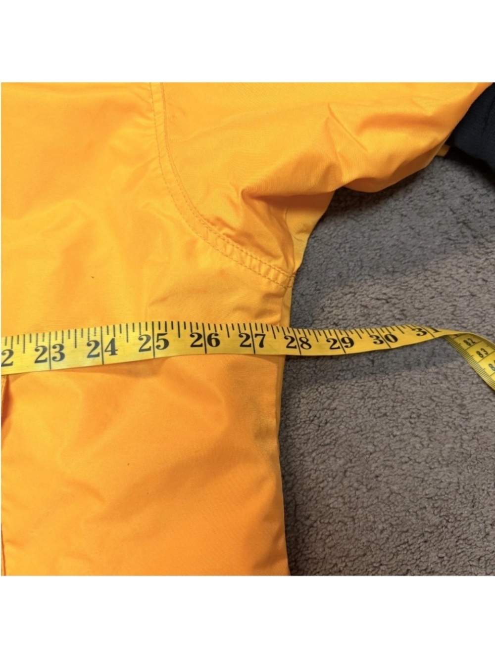 Columbia Padded Anorak Parka Puffer Jacket Men's XL vintage 2000 black yellow - Picture 4 of 12
